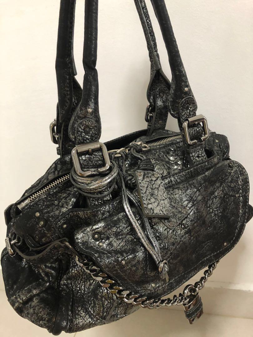 Chloe cheap metallic bag