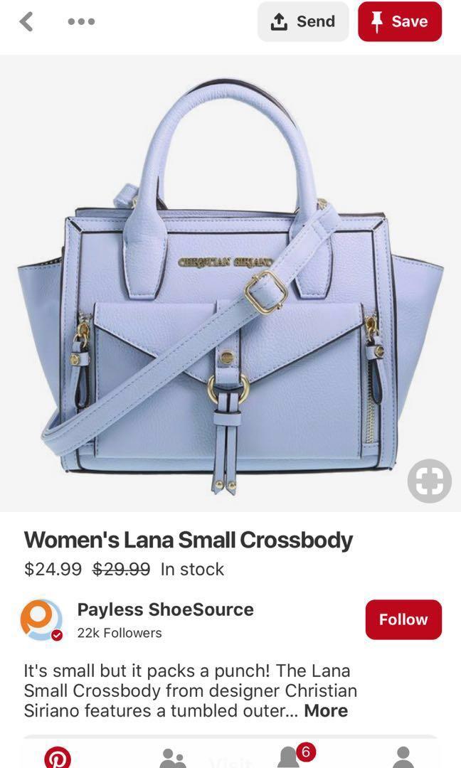 Christian siriano blue purse outlet
