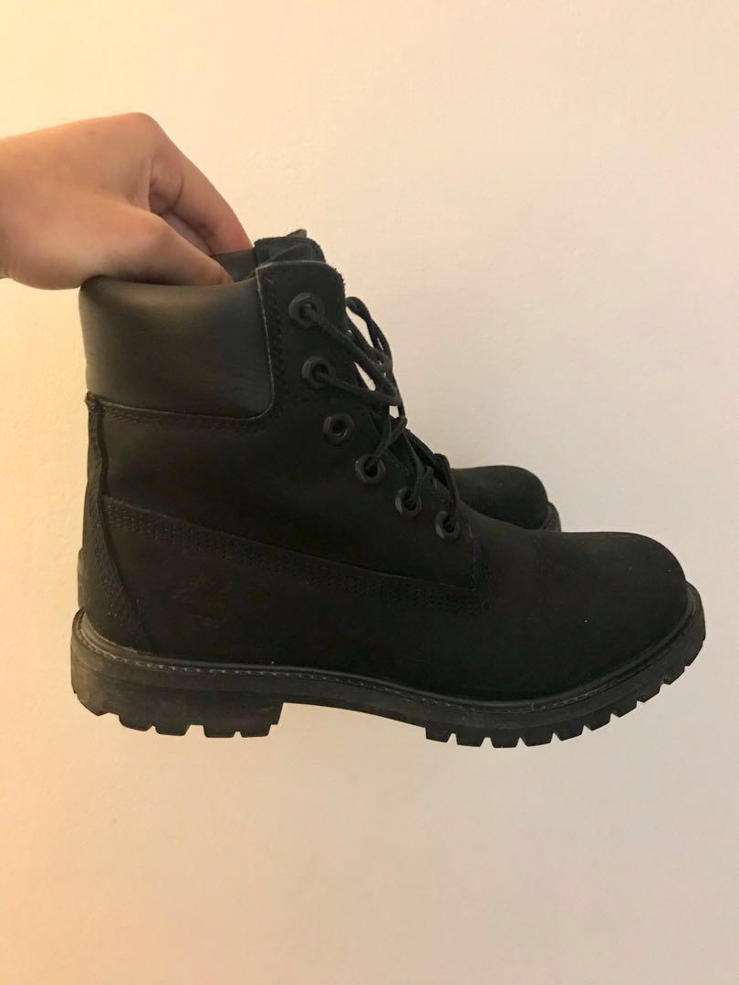 classic black timberland boots