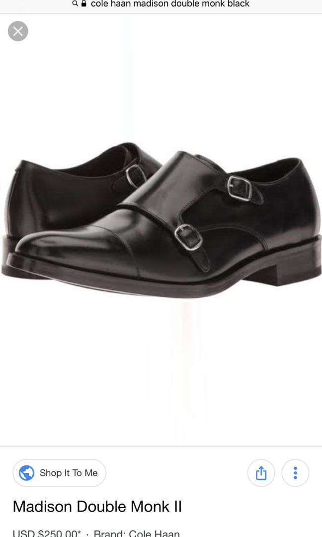 cole haan madison double monk