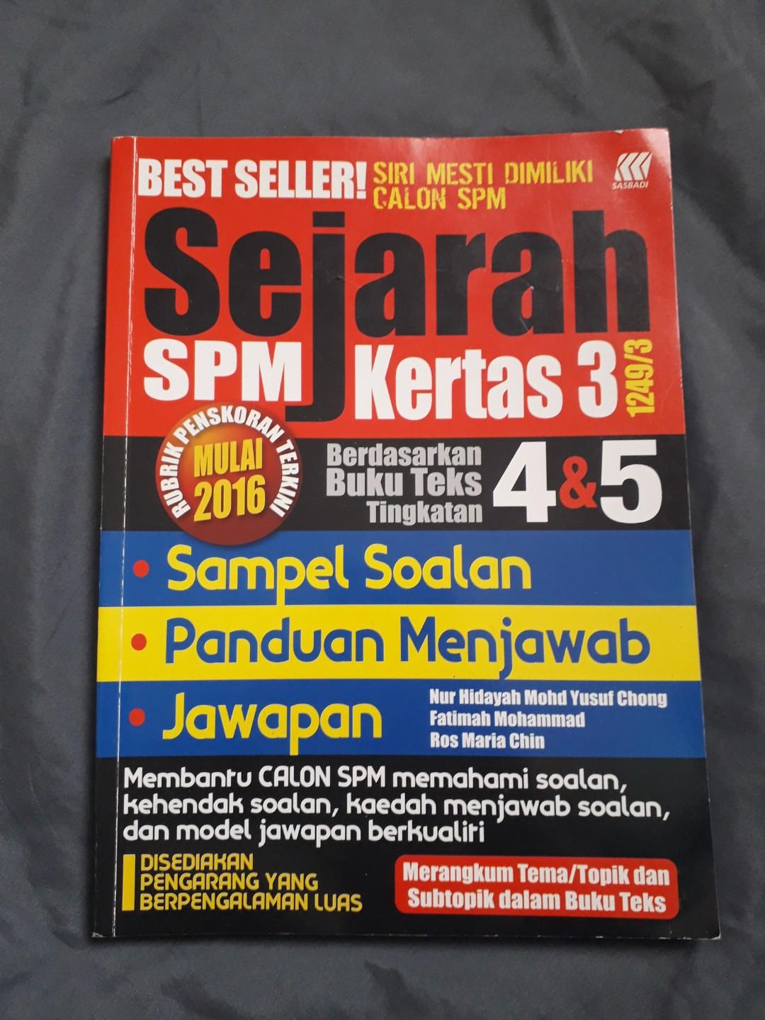 Contoh jawapan sejarah kertas 3 SPM, Textbooks on Carousell
