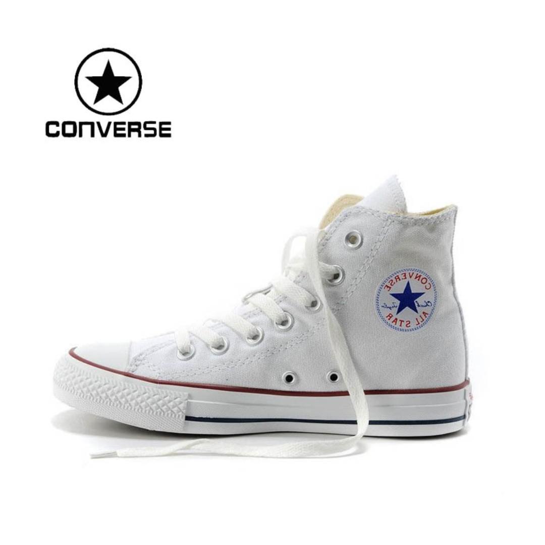 Chuck taylor white high cut on sale