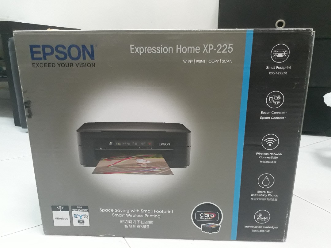 Epson Printer Xp 225 Computers And Tech Printers Scanners And Copiers On Carousell 7656