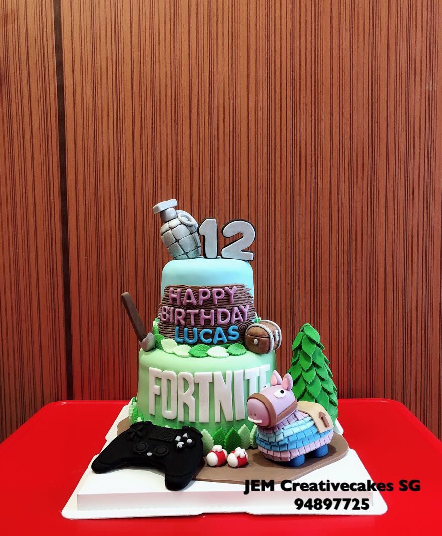 Birthday Cakes For Fortnite