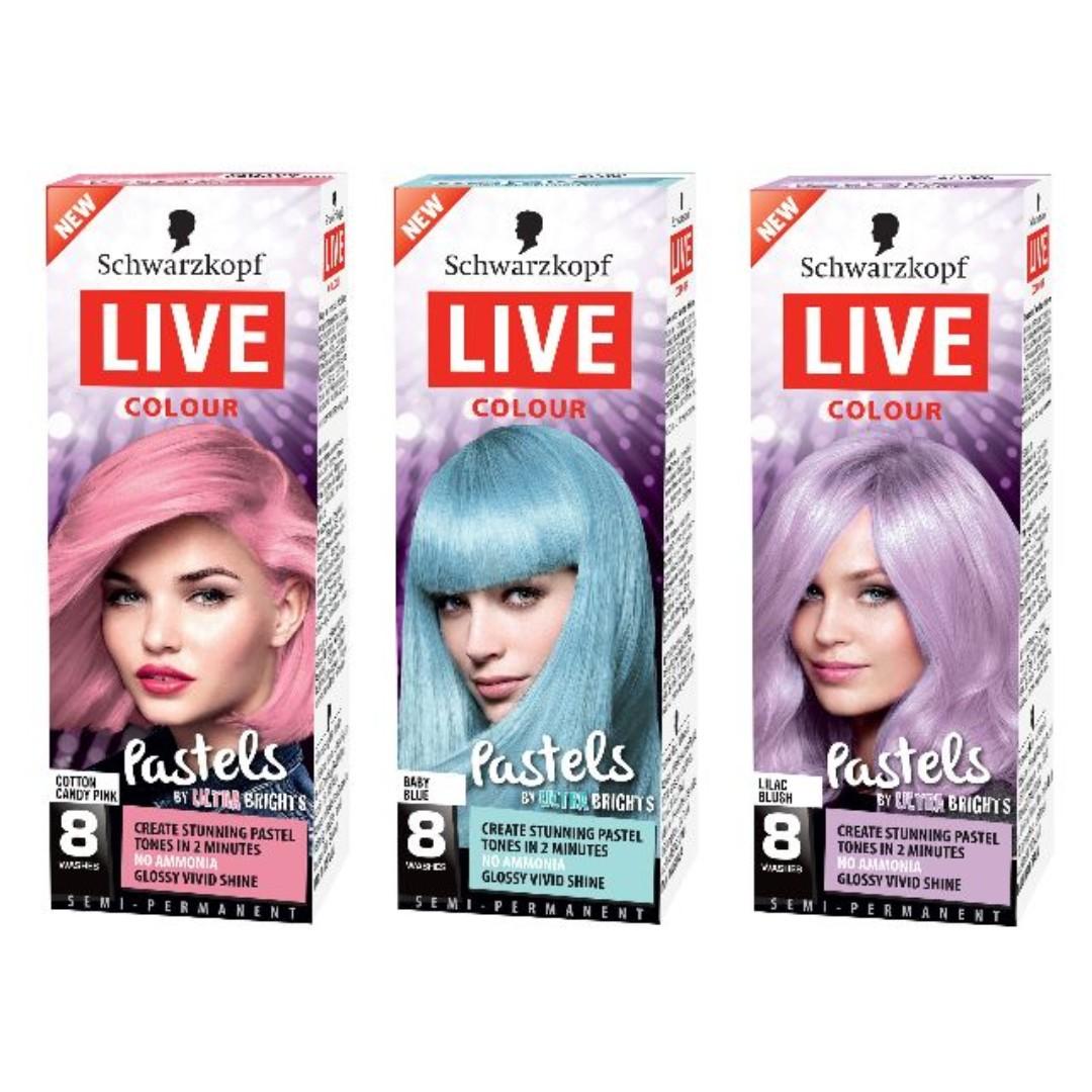 Free Delivery Schwarzkopf Germany Live Colour Intense Pastel