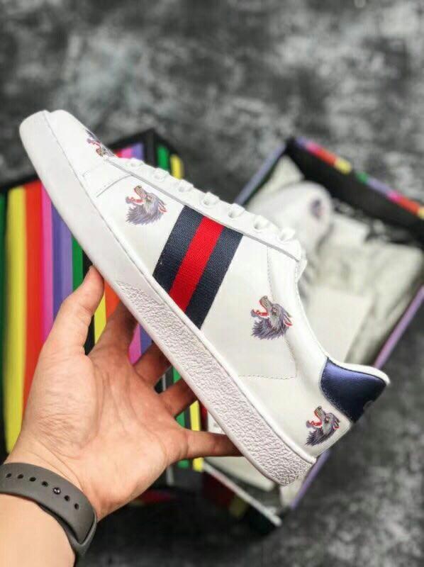 gucci ace wolf sneakers