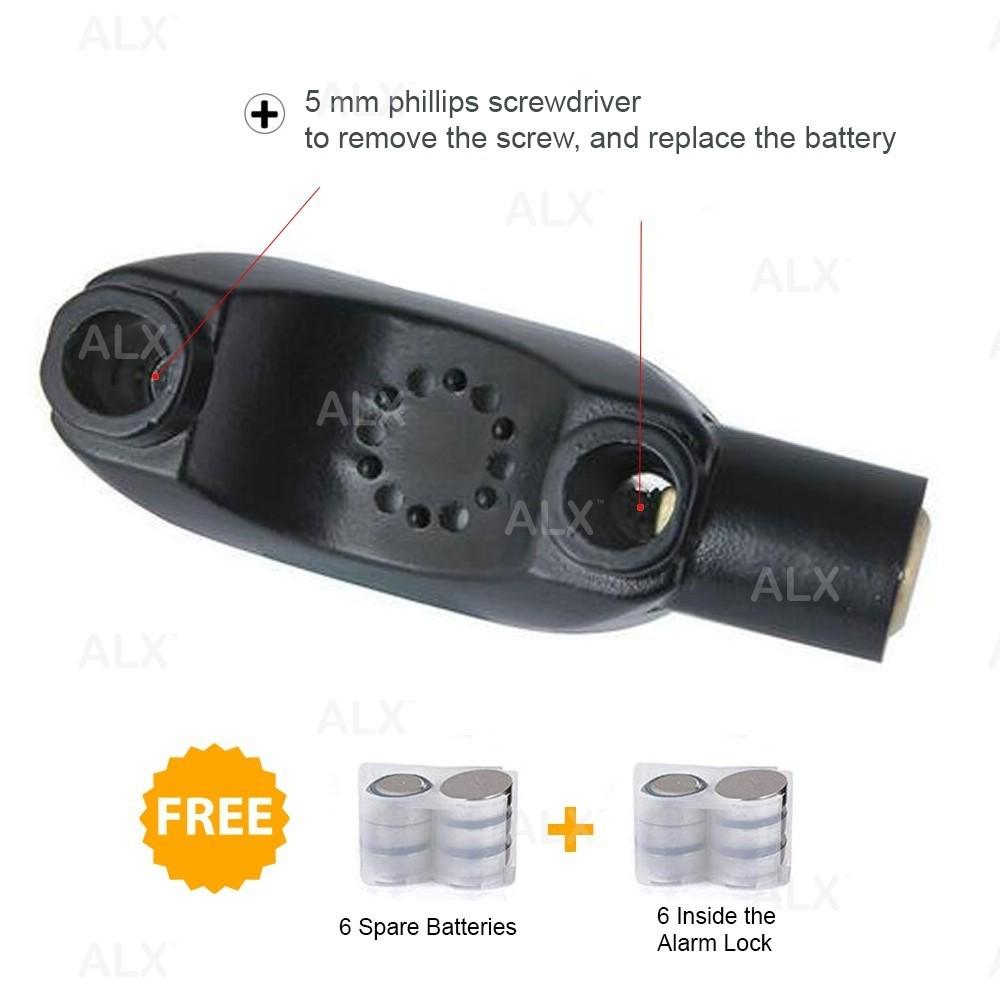 Home Antitheft Security Alarm Lock Padlock Door Gate Motor Bike, Health & Nutrition, Assistive