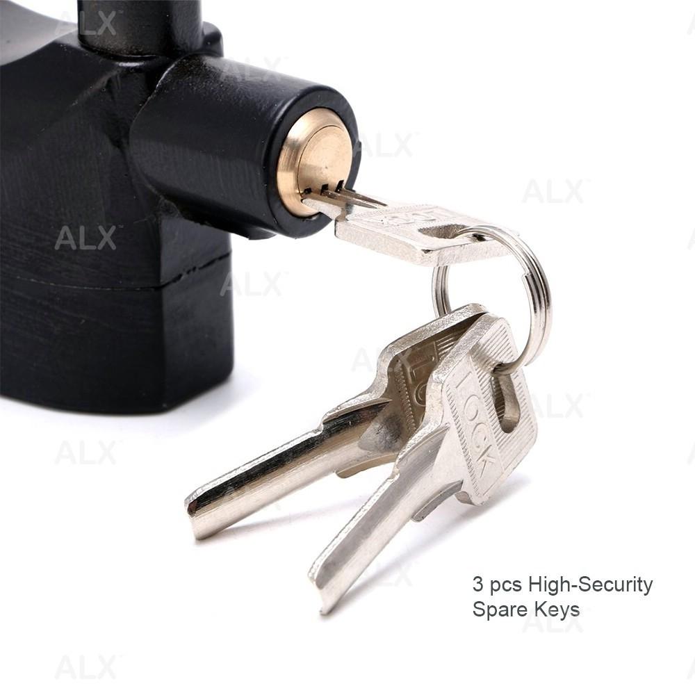 Home Antitheft Security Alarm Lock Padlock Door Gate Motor Bike, Health & Nutrition, Assistive