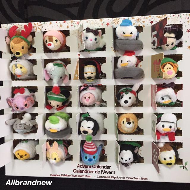 Tsum tsum plush advent 2025 calendar