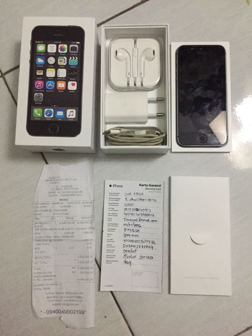Iphone 5s 16gb Eks Garansi Ibox Telepon Seluler Tablet Iphone Others Di Carousell