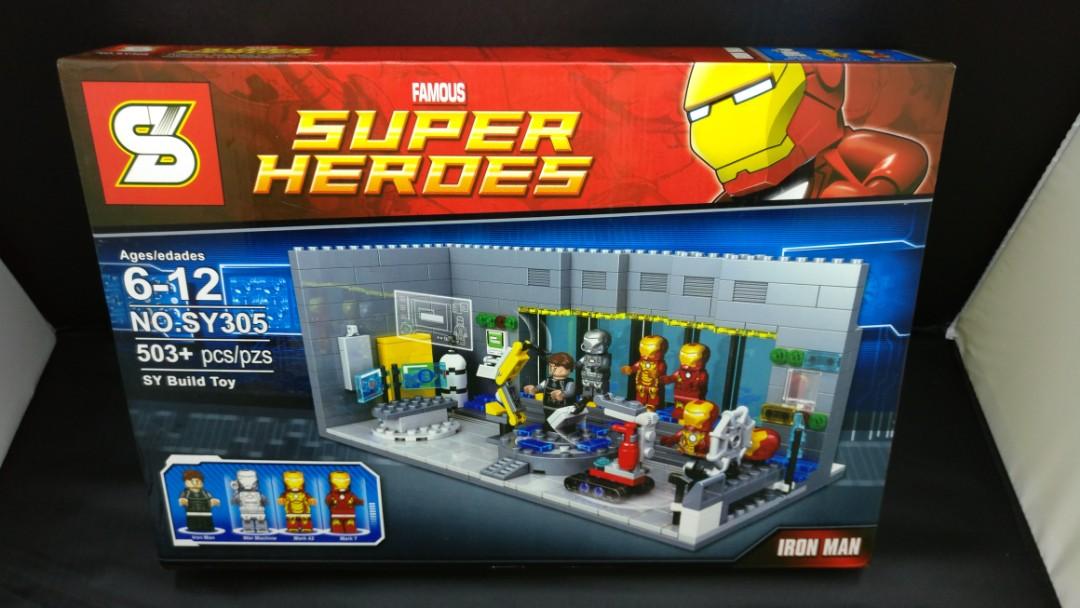 Lego iron man laboratory sy305 sales
