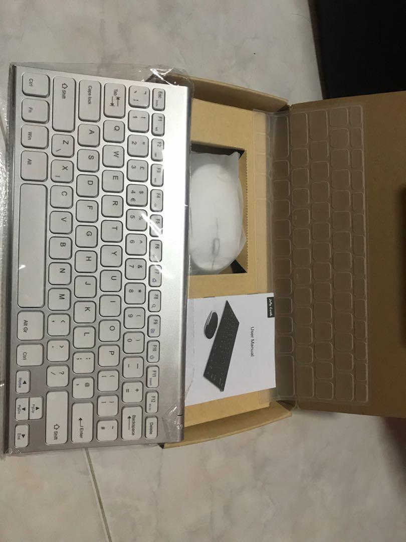 Jelly Comb Wireless Keyboard Mouse Electronics Computer Parts Accessories On Carousell