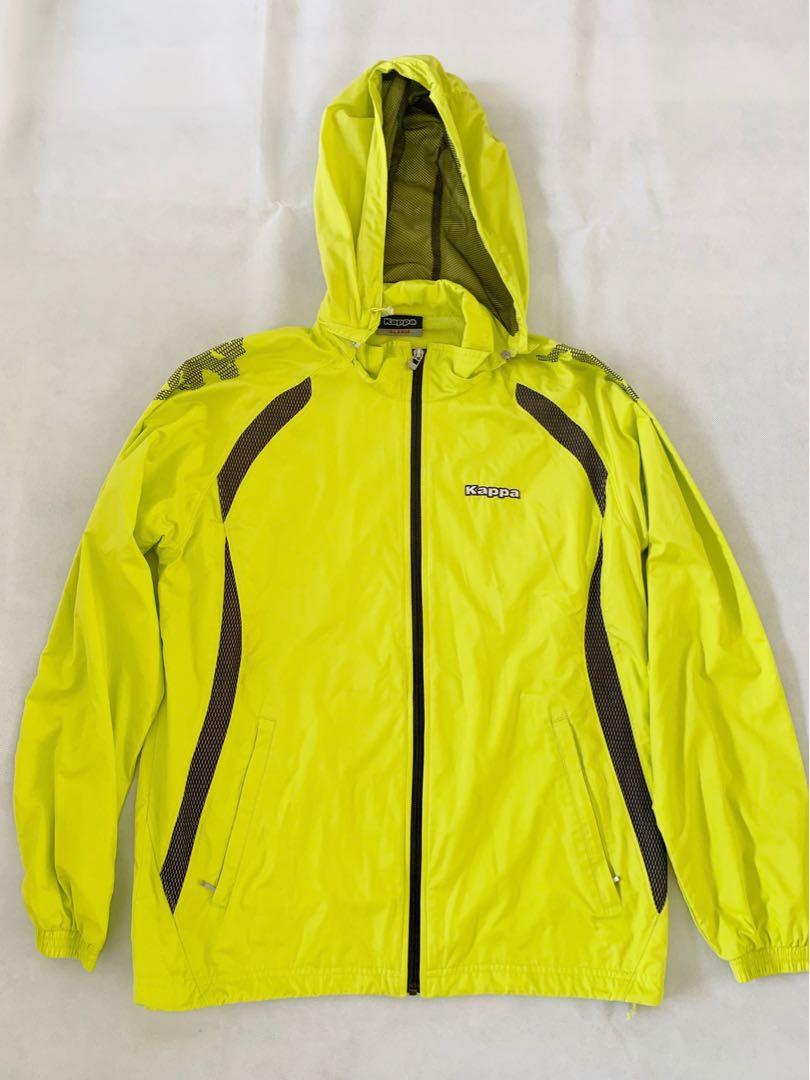 kappa yellow windbreaker