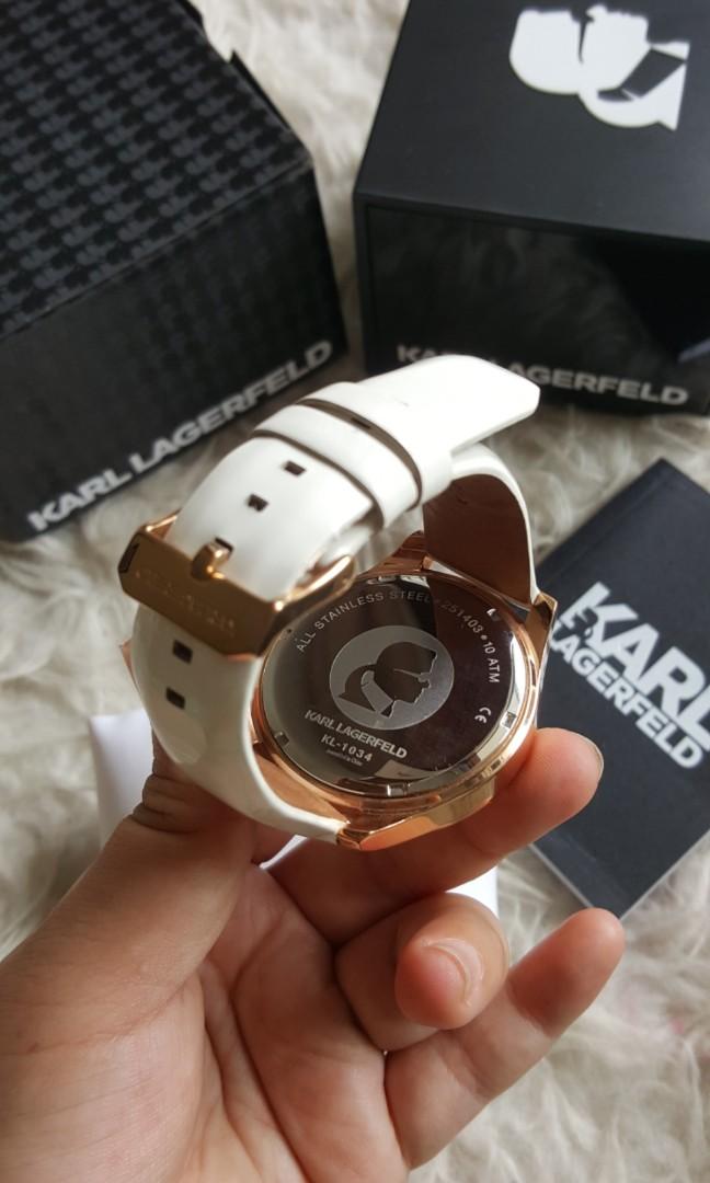 Karl Lagerfeld Watch, Fesyen Wanita, Jam Tangan di Carousell