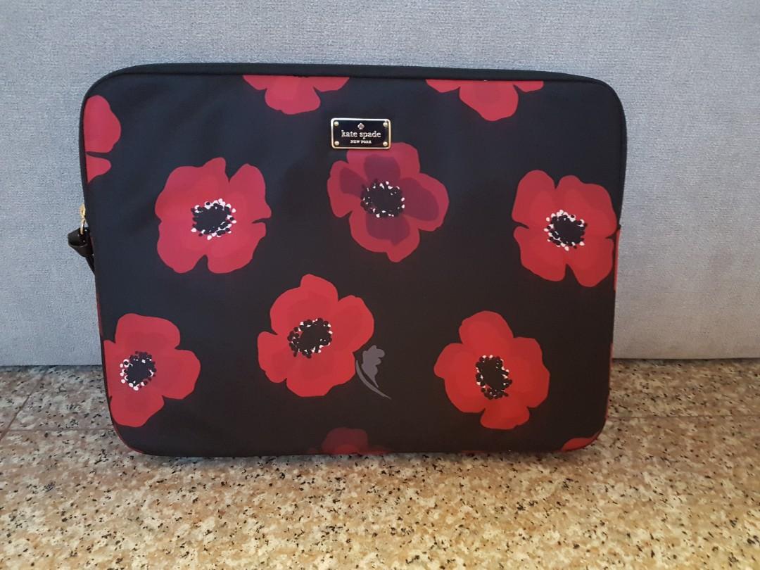 kate spade red laptop bag