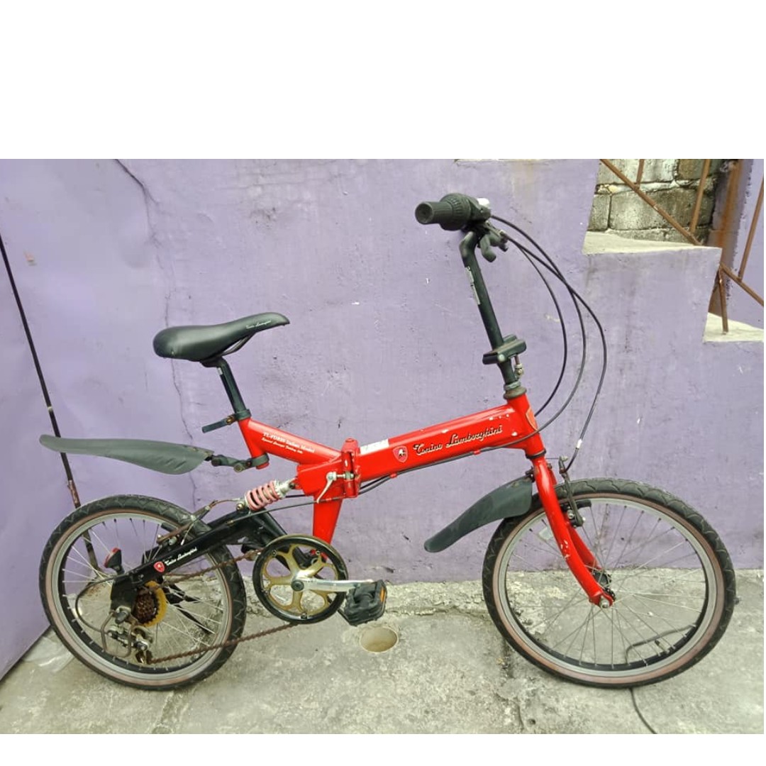 Lamborghini folding bike top