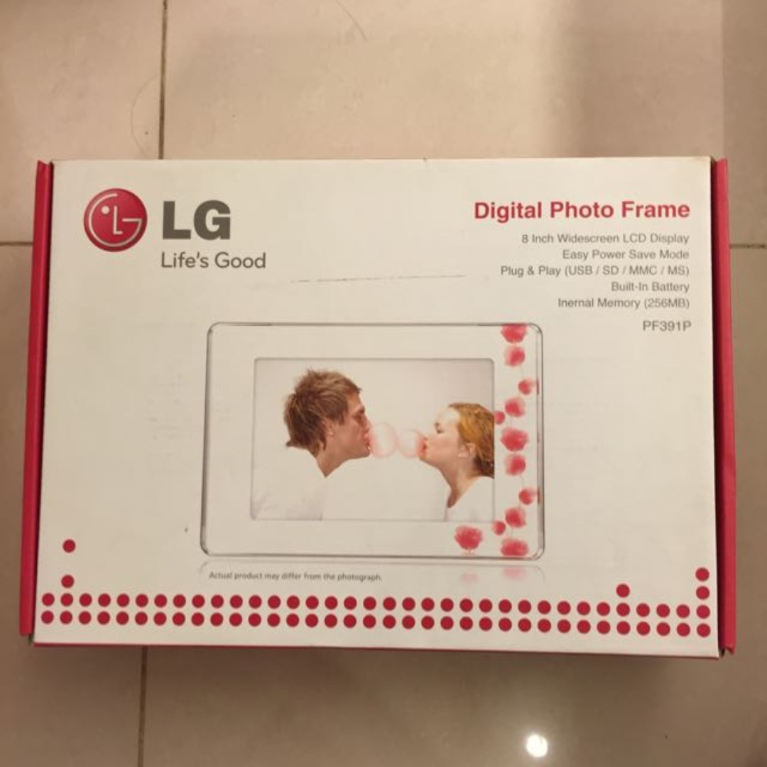 LG Digital Photo Frame, Furniture & Home Living, Home Decor, Frames