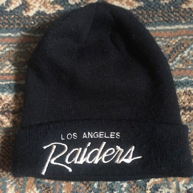 los angeles raiders beanie