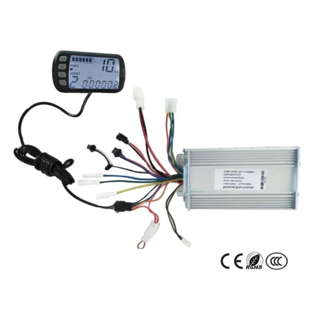 Brain Power Controller 48V 900W 35A c/w display for e-bike / e-scooter ...