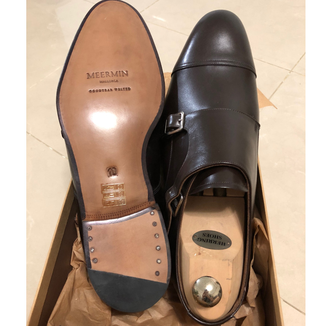 Meermin Double Monk Classic Collection Men s Fashion Footwear