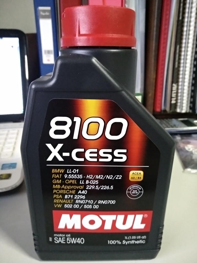 Motul 102870 8100 X-cess 5W40 Olio Motore 5 Litri