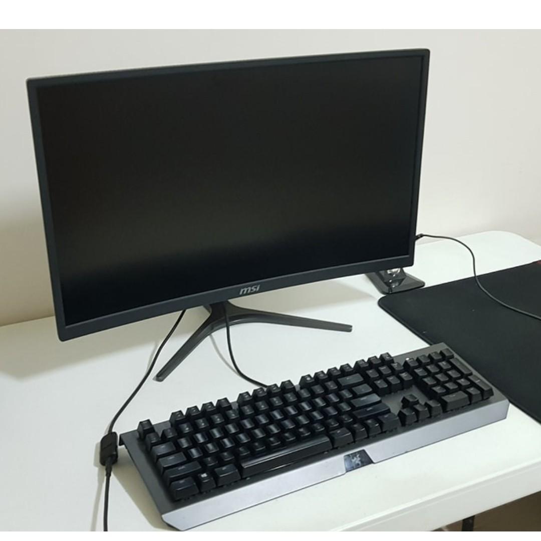 MSI Optix G24C 144hz 24" LED Curved Monitor, Adaptive Sync, Computers