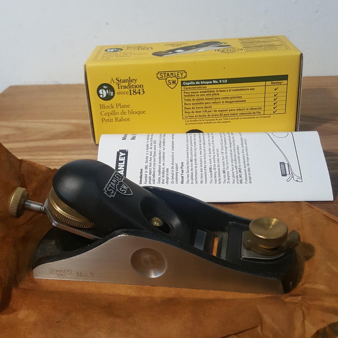 New Stanley 12 138 Bailey No 9 1 2 Block Plane In Original Box