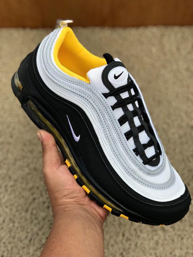 Black and 2024 yellow nike 97