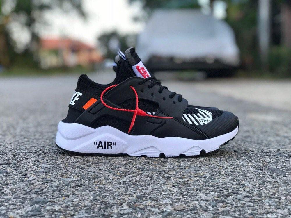 huarache off white black