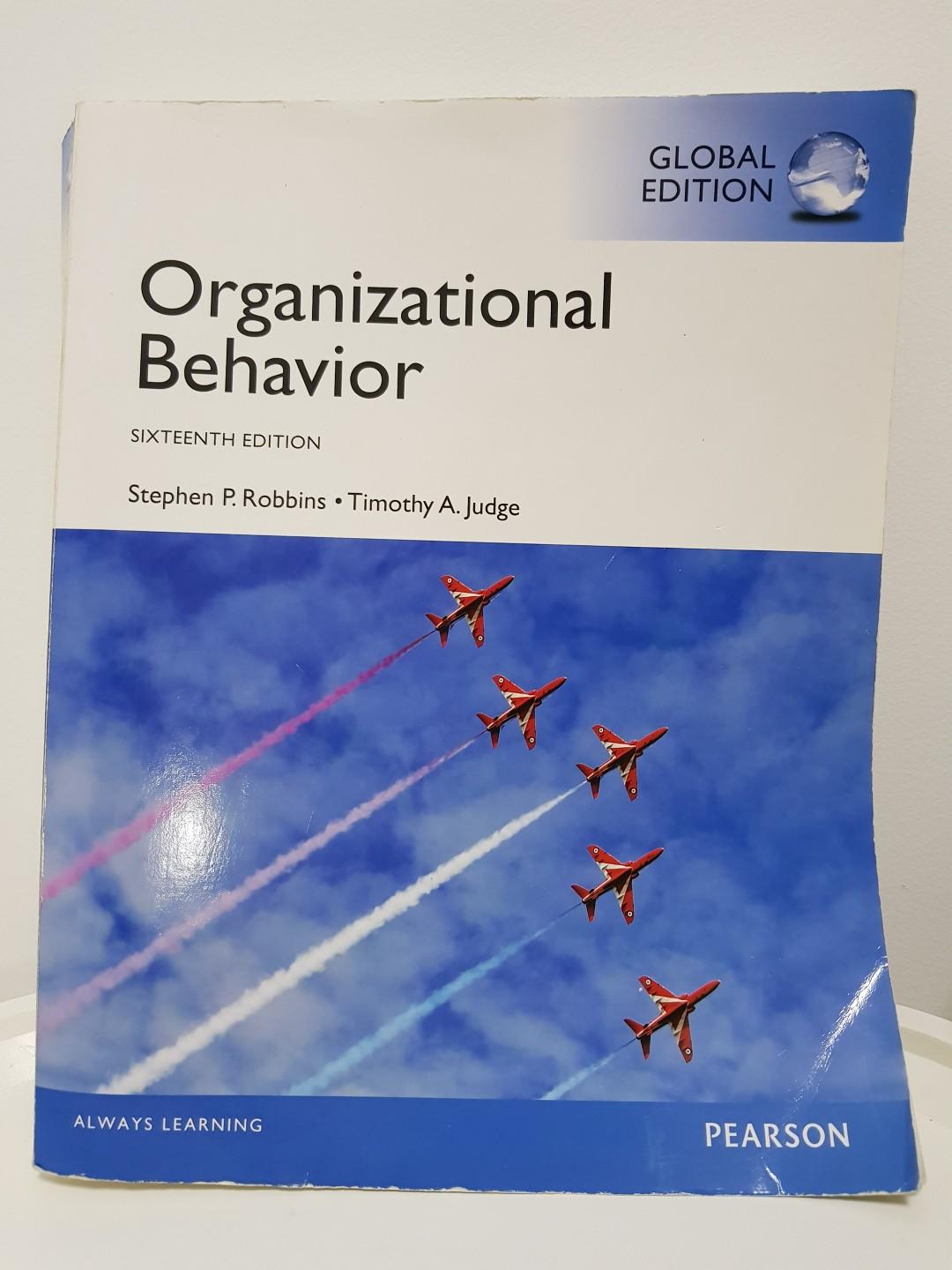 Organizational Behavior Sixteenth Edition Books Stationery