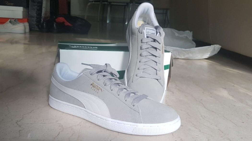 Puma suede mens grey online