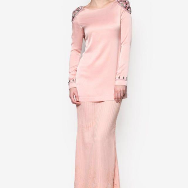 Reduced Price Jovian Nina Modern Baju Kurung Lisa Surihani L Size With Tag Intact Muslimah Fashion Two Piece On Carousell