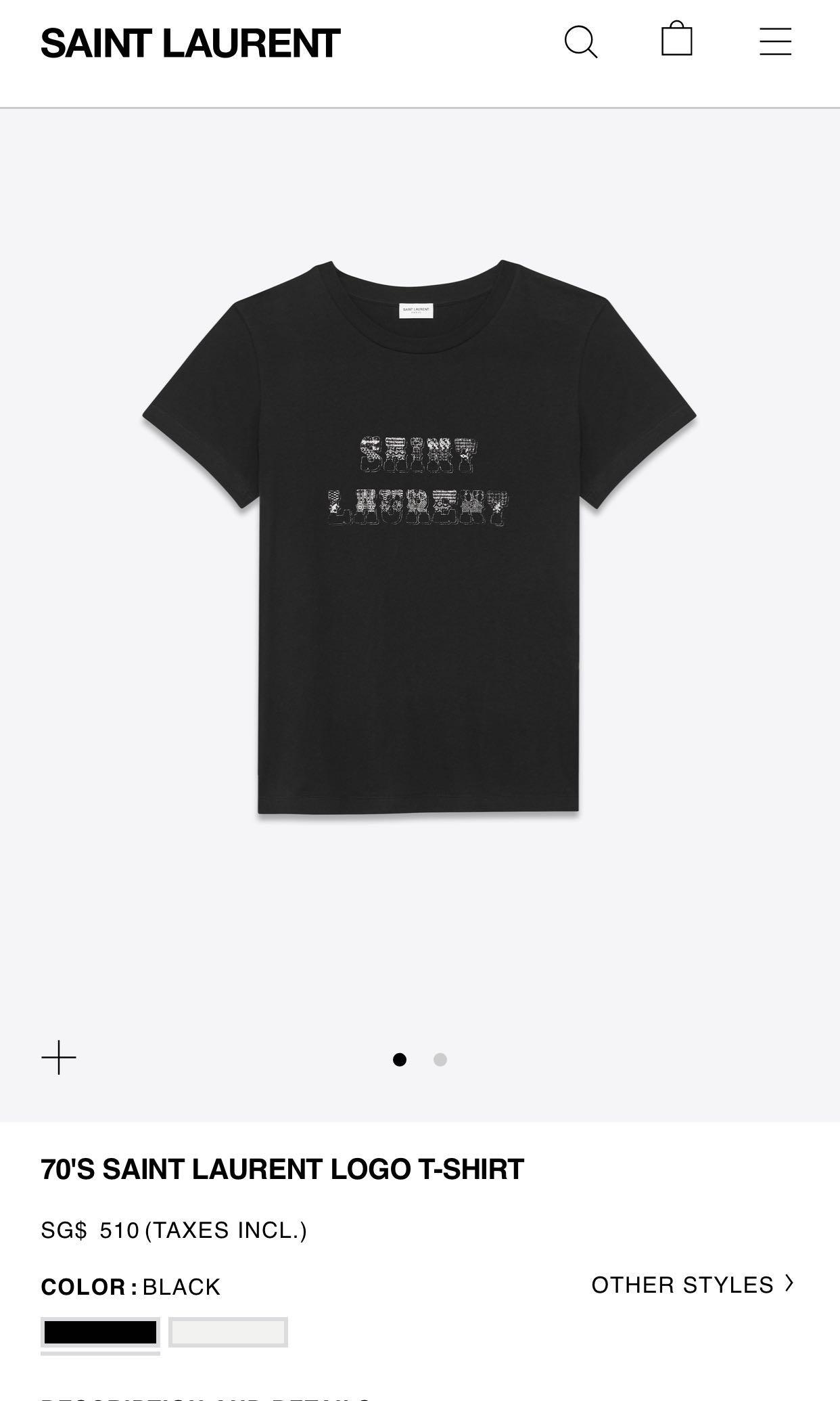 saint laurent shirt price