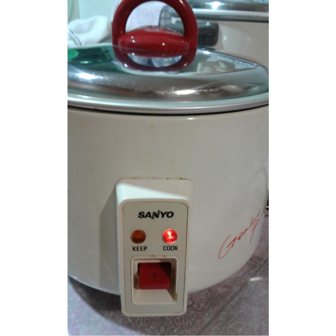 SANYO, Kitchen, Sanyo Electric Rice Cooker 5 Cup Ec52