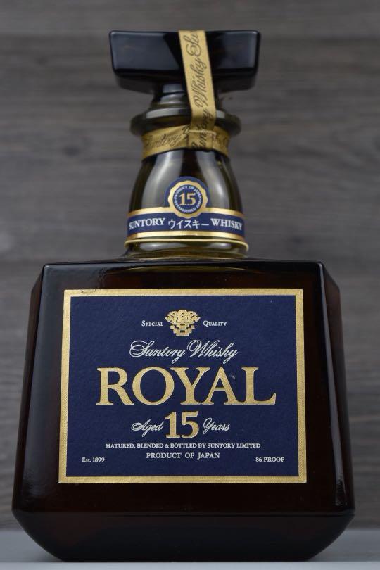 Suntory Whisky Royal 15年絕版日本威士忌, 嘢食& 嘢飲, 酒精飲料