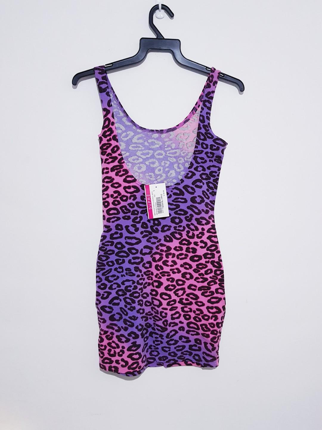 Supre leopard print dress outlet