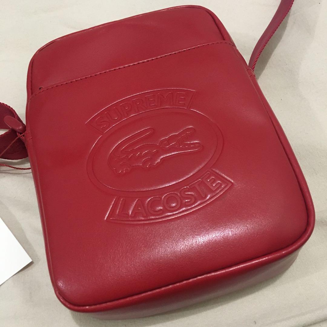Lacoste supreme shoulder new arrivals bag