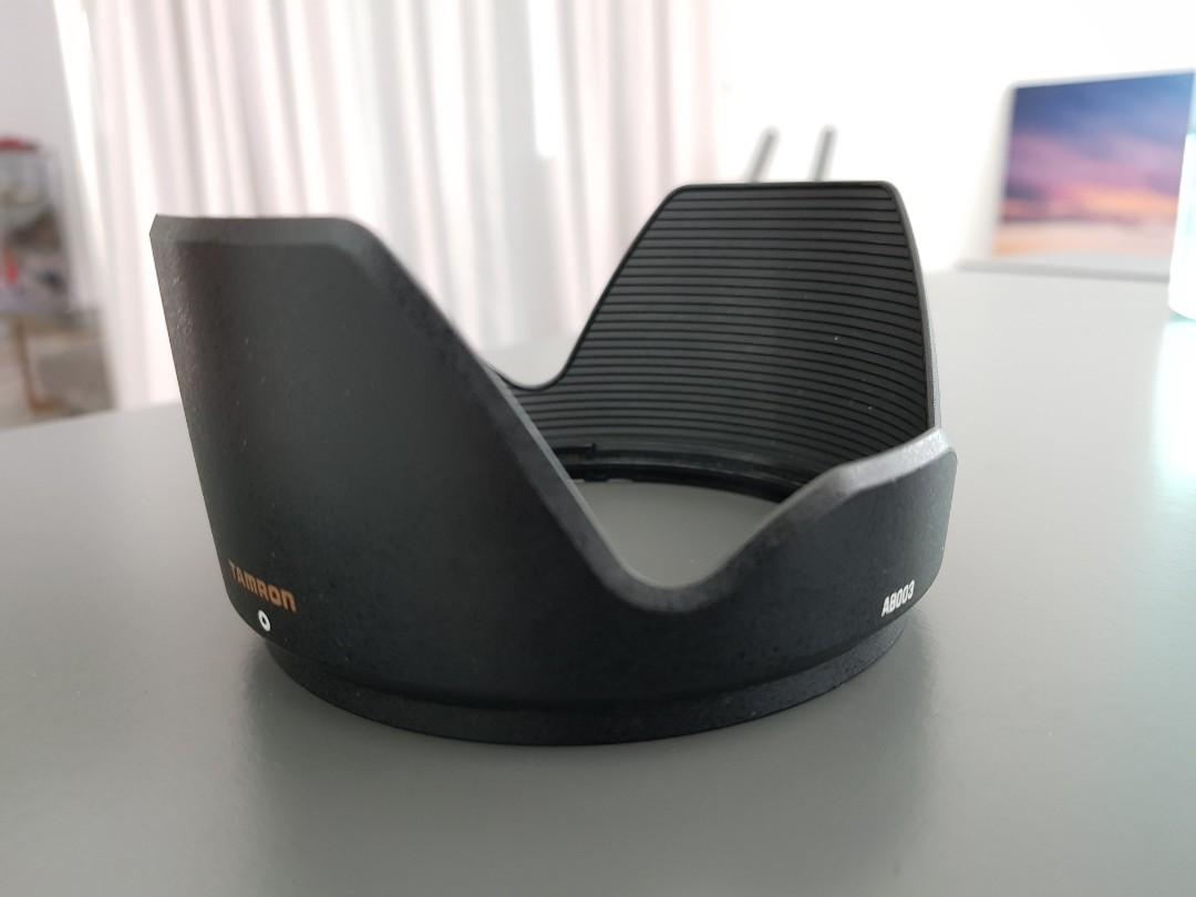 Tamron Lens hood AB003 (Original), Photography, Lens & Kits on Carousell