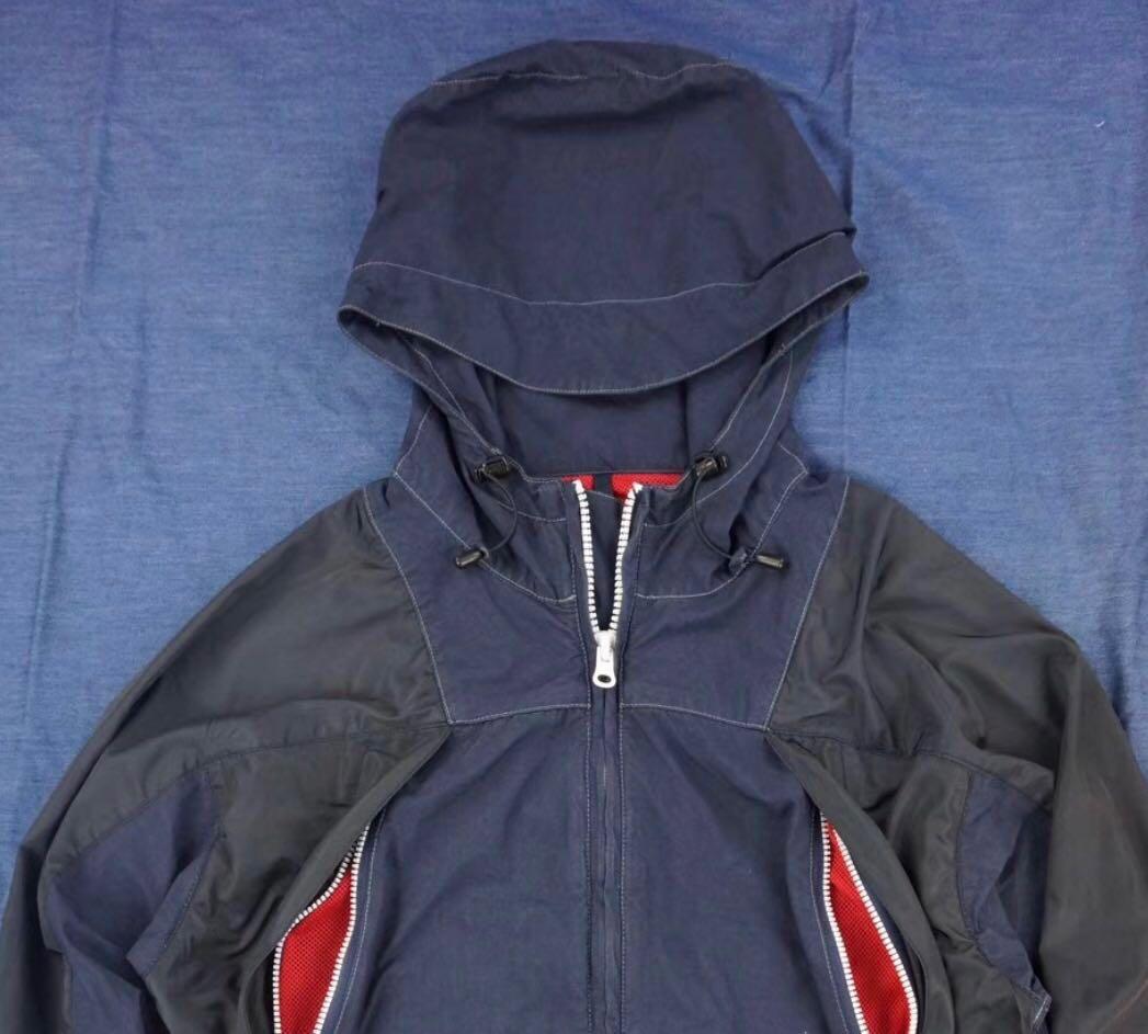 the north face purple label indigo mountain wind parka