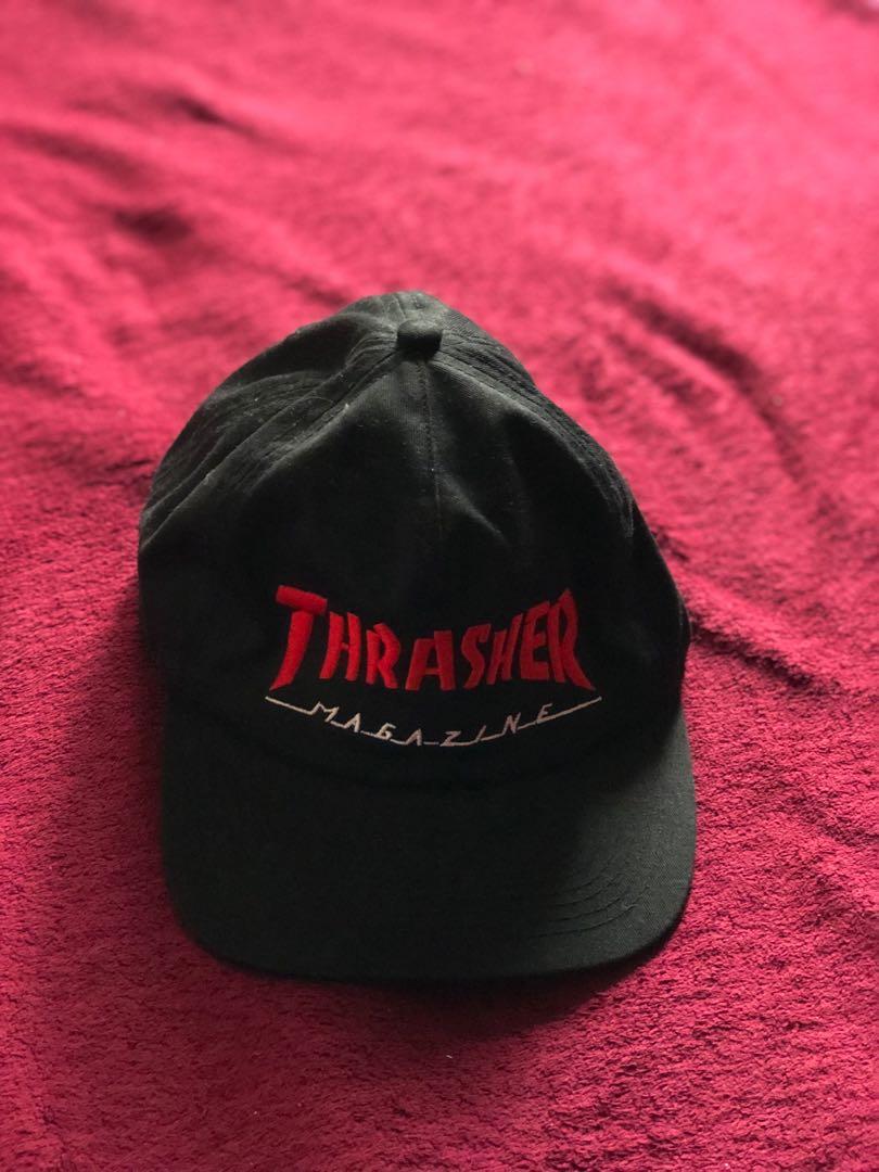 Thrasher snapback cap (Category: Hats & Beanies) located in Quezon City. Submitted by katdcc (Listing ID 212179146, Image 2). Description: Authentic Thrasher Magazine cap, red logo bought from The Nines Original price is 2500.