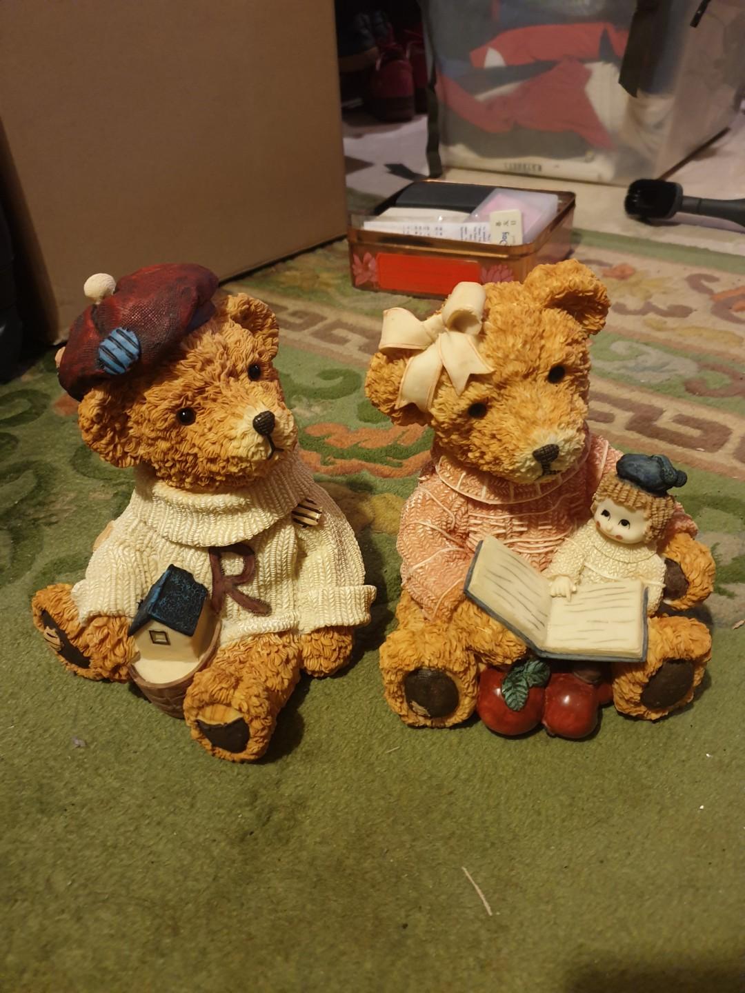 vintage teddy bear piggy bank