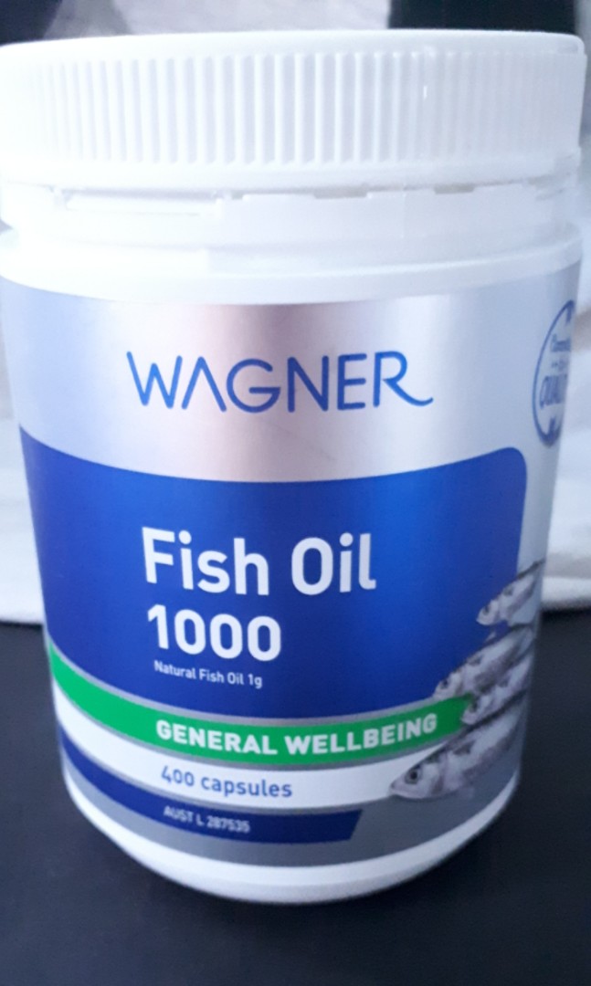 Wagner Fish Oil 1000mg 400 capsules (Australia), Health & Nutrition