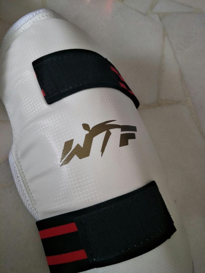 WTF Forearm Shin Groin guards Taekwondo L, Sports Equipment, Sports