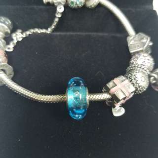 Pandora Charm (Blue Glass)64227220172547110