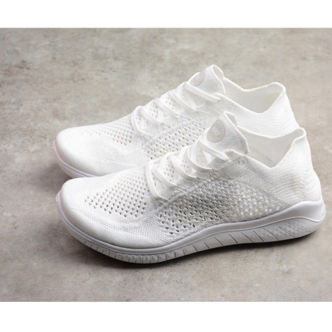 nike free rn flyknit 2018 white