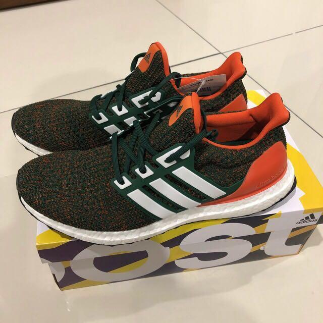Ultra boost on sale 4.0 miami hurricanes