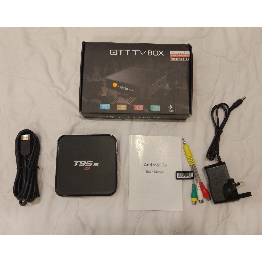 4K Android TV BOX - UCD-3840X2160 - NEW 1+8