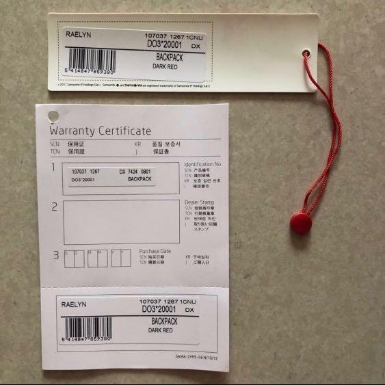 samsonite red raelyn backpack