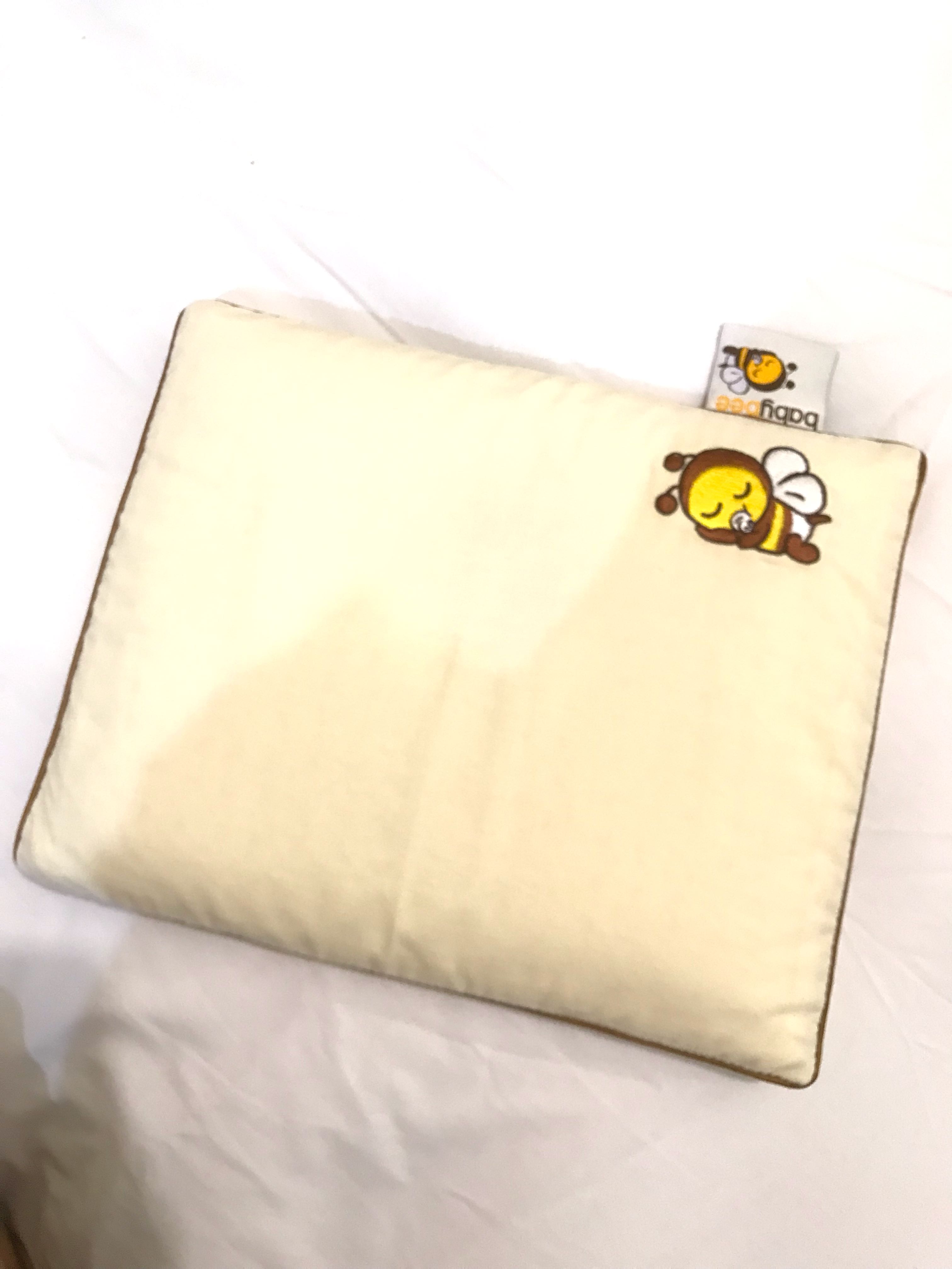 Baby bee newborn pillow 2025