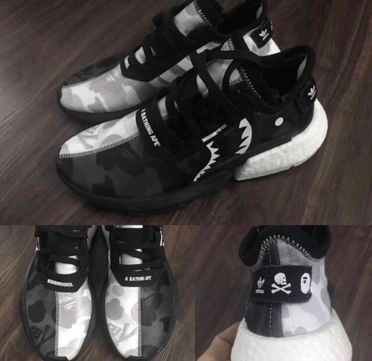 bape neighborhood adidas shoes